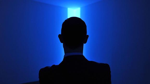 The work of James Turrell plays on subtle changes in light that the viewer can only perceive over long periods (Harold Cunningham/Getty Images)